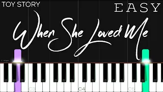 Toy Story 2 - When She Loved Me | EASY Piano Tutorial