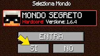 VI MOSTRO IL MIO MONDO SEGRETO DI MINECRAFT (MAI VISTO)