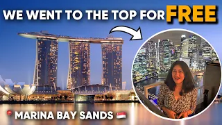 WE WENT TO MARINA BAY SANDS, SINGAPORE FOR FREE! (Must watch before coming)