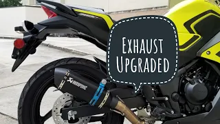 Honda CBR300r Aftermarket Exhaust Install