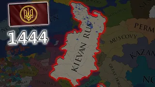 What if Kievan Rus' Existed in 1444 - EU4 Timelapse