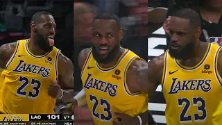 LeBron James TAKES OVER In The Clutch - Biggest 4th QTR Comeback Of His Career! | February 28, 2024