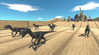 Race to eat Dark Deinonychus Pack - Animal Revolt Battle Simulator