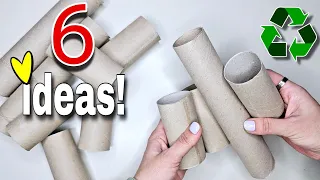 6 Great Recycling Ideas Made with Cardboard Rolls ♻️ Look What I Did? 👍