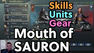 Mouth of Sauron - Best Skills, Units and Gear - LOTR Rise to War