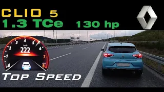 RENAULT CLIO V (2020) 1.3 TCe  (130 hp) Acceleration & Top Speed