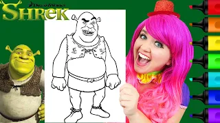 How To Color Shrek | Markers