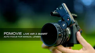 Auto Focusing with Manual Lenses - PDMOVIE Live Air 3 Smart LiDAR and wireless Focus Controller