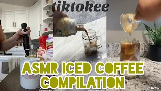 TIKTOK ASMR ICED COFFEE COMPILATION || TIKTKOK COMPILATION #15