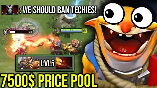 7500$ Prize Pool Tournament - Techies Mid with Dagon Level5 Build 100% Destroyed