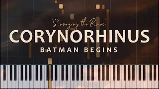 Corynorhinus Medley from Batman Begins by Hans Zimmer and James Newton Howard (Piano Tutorial)