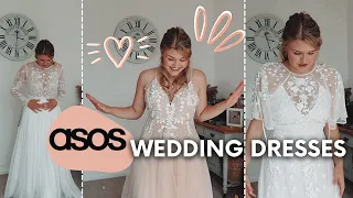 TRYING ON CHEAP WEDDING DRESSES FROM ASOS...💍 Affordable Wedding Dresses FROM ASOS UK | HomeWithShan