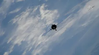 Soyuz rocket carrying Russian film crew approaches ISS | AFP