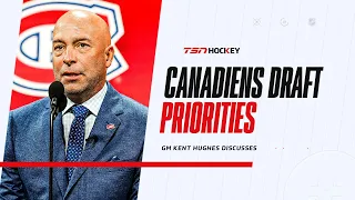 Hughes outlines priorities for Canadiens ahead of NHL Draft