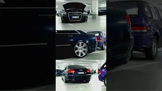 bagged audi s8 on bentley wheels. - www.car-graphics.de | #shorts #shortsvideo #shortsfeed