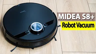 MIDEA S8+ Robot Vacuum Cleaner review with Dust Collector