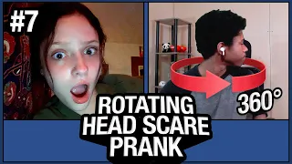 Rotating Head SCARE PRANK on Omegle (The Exorcist Head Spin Prank) #7
