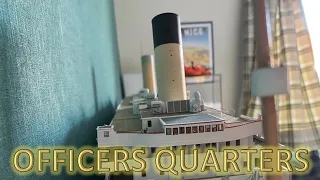 Radio Control Trumpeter 1:200 Titanic Build Part 60 - Officers Quarters Part 1