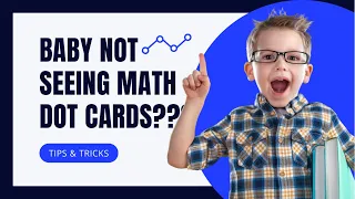 How to make child see Math Dot Cards - Tips & Tricks | Nalini Zinu