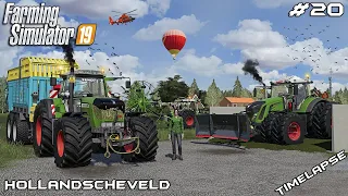 GRASS silage harvest w/MrsTheCamPeR | Animals on Hollandscheveld | Farming Simulator 19 | Episode 20