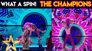 Indian Dancing Duo: What a Spin With Bad Salsa?? | Britain's Got Talent 2019 The Champions