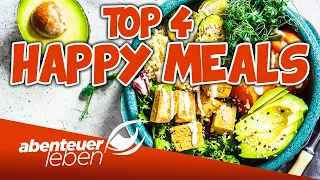 TOP 4 Happy Meals!😊 Mood Food - don't worry, eat happy! | Abenteuer Leben | Kabel Eins