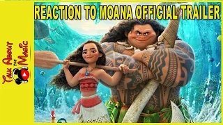 Reaction for the Official Moana Trailer LIVE | Disney | YouTube Live