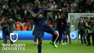 Así fue la simpática celebración de Paul Pogba tras su gol en la final de la Europa League