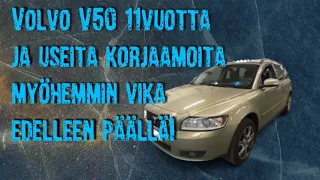 Volvo V50 jossa vika ollut päällä 11 vuotta! Useita korjaamoita + osien vaihtoja myöhemmin edelleen.