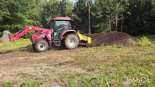 Compost Screening with Econo Topsoil Screen