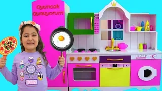 Masal & Öykü Pretend Play with DELUXE Kitchen Toy Set - fun Kids video