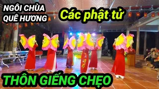 Ngôi chùa quê hương  do các phật  tử cụm Giếng chẹo thể hiện