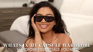 WARDROBE ESSENTIALS YOU NEED! WHATS IN MY CAPSULE CLOSET | CLEAN GIRL/STREETWEAR AESTHETIC! ✨