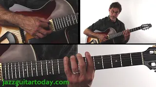 Jazz Guitar Today - Don't Get Around Much - Chord Melody Breakdown