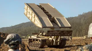 M60A1 AVLB Can Deploy a 60ft(18m) Bridge in 3 min | M60A1 in Action