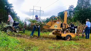 You can make silage with a wood chipper!