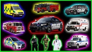 🚨30 Minutes🚨 Emergency Ambulance & Police & Firetruck "Alarm, Siren, Horn" Sound Variations MEGA MIX