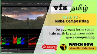 Halo Earth fx - Nuke Compositing | Tamil vfx | Nanthu vfx factory #CGKalvi