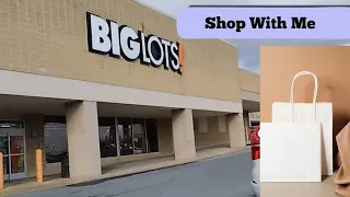 Shop with me at Big Lots / Spring decor 2023 / cleaning products & more