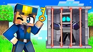 Cops and Robbers with TEEVEE'S BULLY in Minecraft!