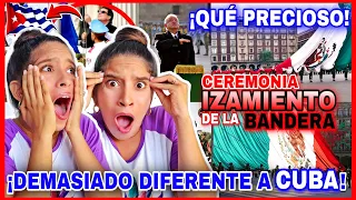 IZAMIENTO de la BANDERA MEXICANA🇲🇽 2023 reaction ¡Este PAÍS cada VEZ nos SORPRENDE MÁS😭! #Mexico