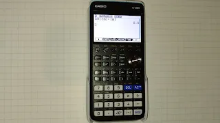 How to perform unit conversions on the CASIO fx-CG50 graphing calculator