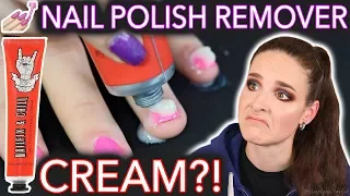 Nail Polish Remover CREAM?! *not toothpaste*