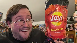 Gor Eats a Food: Lay's Flamin' Hot Flavored Chips