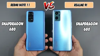 Xiaomi Redmi Note 11 vs Realme 9i | SpeedTest and Camera comparison