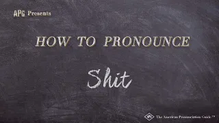 How to Pronounce Shit (Real Life Examples!)