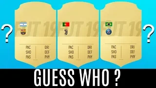 FIFA 19 | 90+ ALL PLAYERS GUESS THE FIFA CARD!