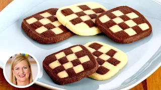 Professional Baker Teaches You How To Make CHECKERBOARD COOKIES!