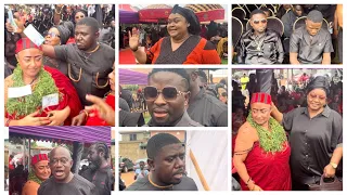 Kwaku Manu,Kolege,Vivian,Broda Sammy,Christiana Awuni more..,Kolege sprays cash at Matilda Mum funer