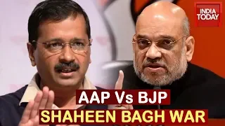 AAP Vs BJP Over Shaheen Bagh Protest Ahead Of Delhi Assembly Elections